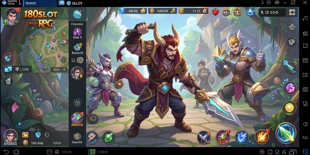 Gameplay seru di dunia petualangan RPG 180SLOT.