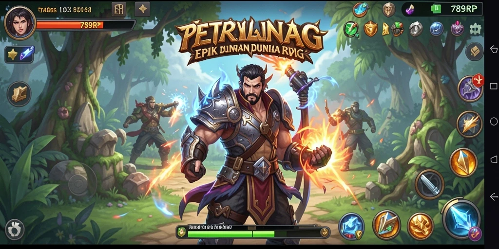 Screenshot dari gameplay mendebarkan di 789RP menampilkan pertarungan epik.