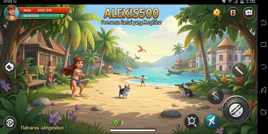 Tampilan gameplay menarik dari ALEXIS500 yang menghibur.
