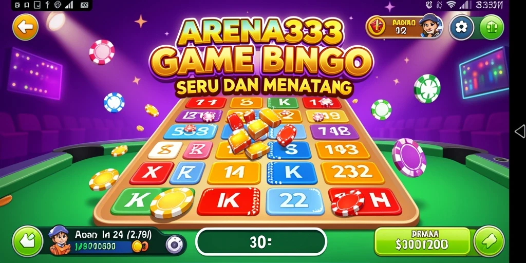 Gameplay seru dengan tema bingo yang berbeda di ARENA333.