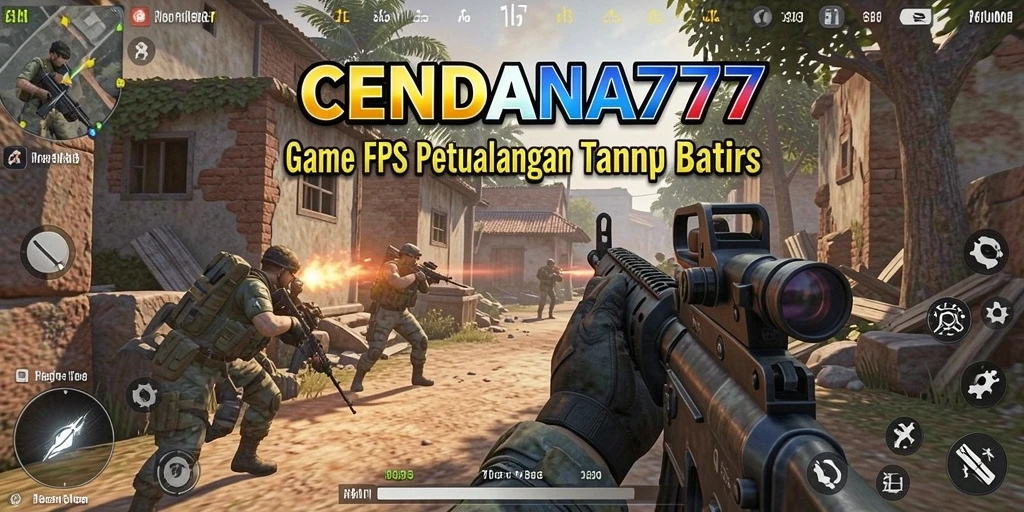 Tangkapan layar CENDANA777 menampilkan aksi tembak-menembak yang mengesankan.