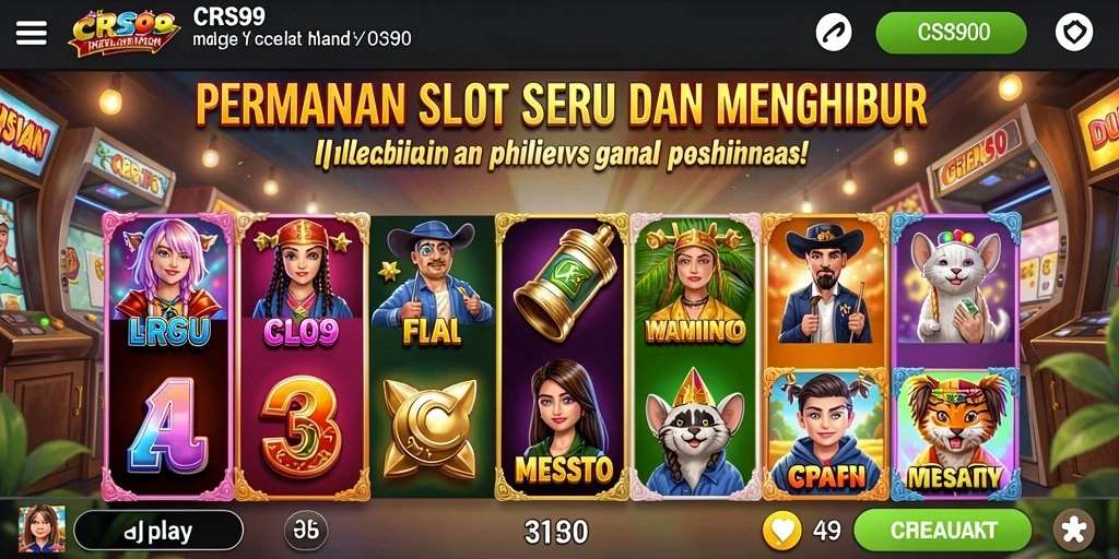 Tampilan gameplay Slot yang menarik dan penuh warna.