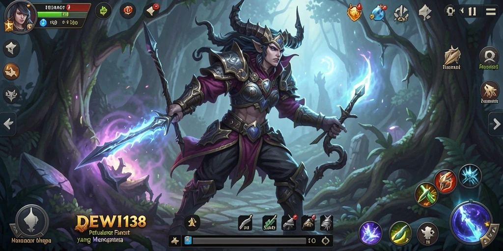 Tampilan gameplay RPG yang menegangkan dan penuh aksi.
