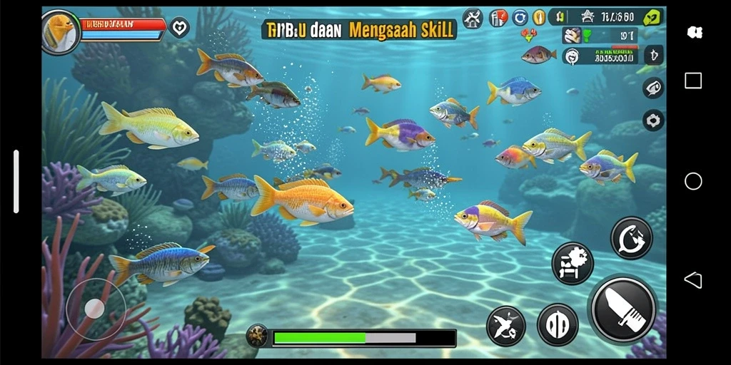 Tampilan menakjubkan dari gameplay Tembak Ikan DY01 yang mendebarkan.