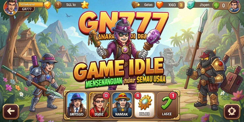 Tangkapan layar gameplay GN777 yang menampilkan keseruan dan karakter unik.