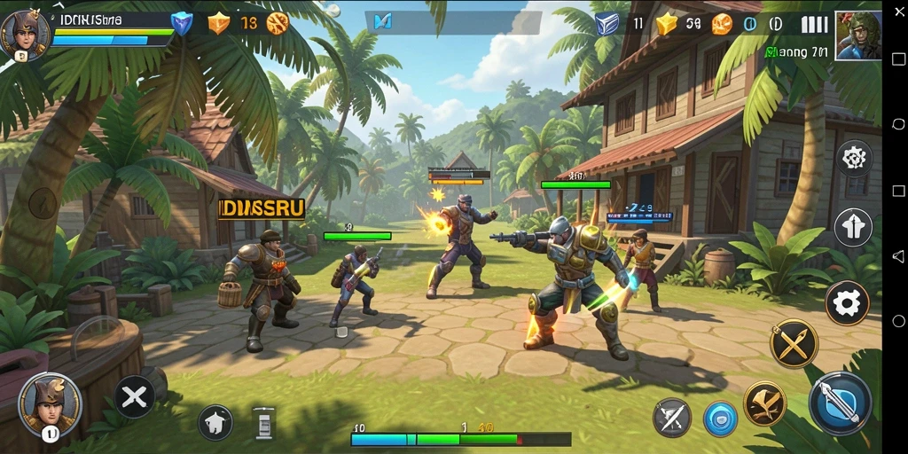Screenshot gameplay menampilkan aksi strategi seru di IDNSERU.