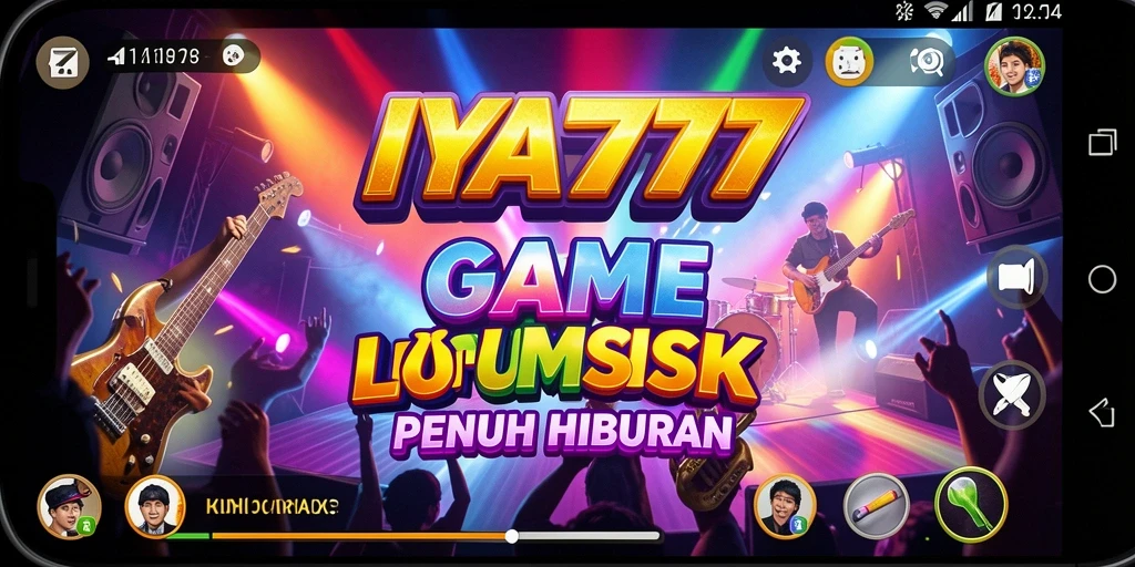 Tampilan gameplay IYA777 yang menarik dengan berbagai fitur musik.