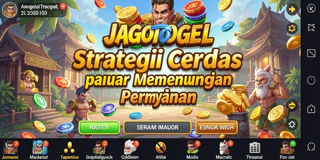 Tampilan gameplay JAGOTOGEL dengan strategi yang mendalam.