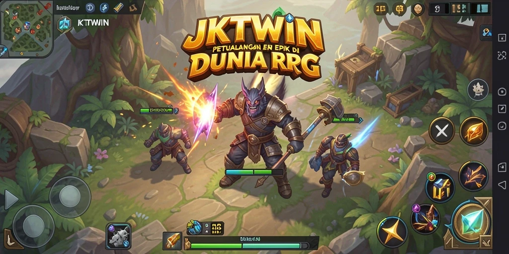 Tampilan gameplay JKTWIN yang mendebarkan dan penuh aksi.