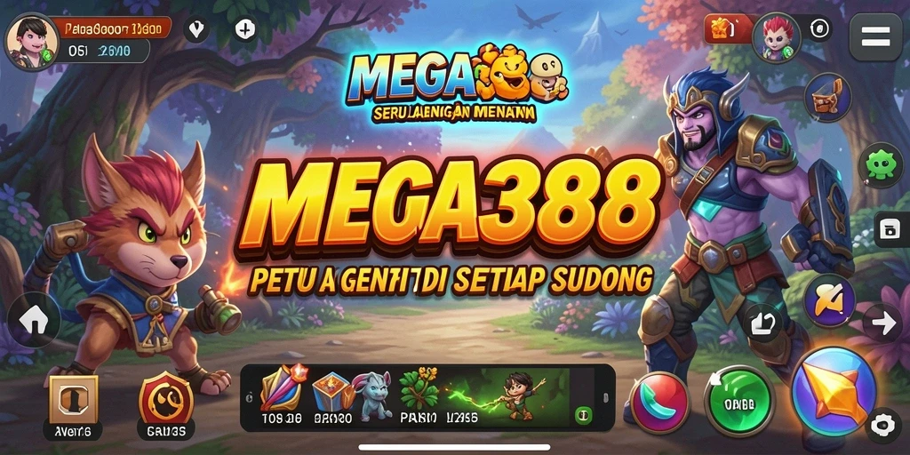 Tampilan gameplay MEGA388 yang menakjubkan dalam dunia petualangan.