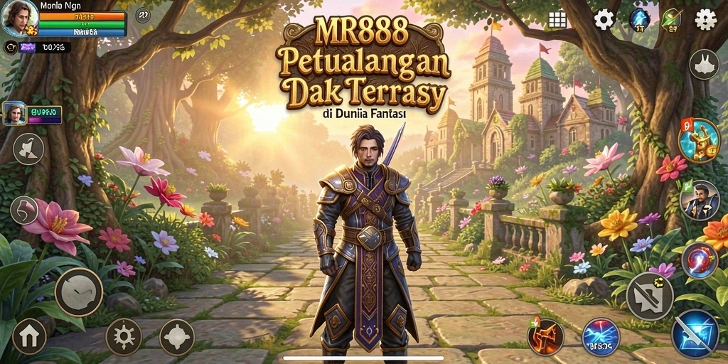 Screenshot utama MR888 menampilkan aksi seru dalam gameplay petualangan.