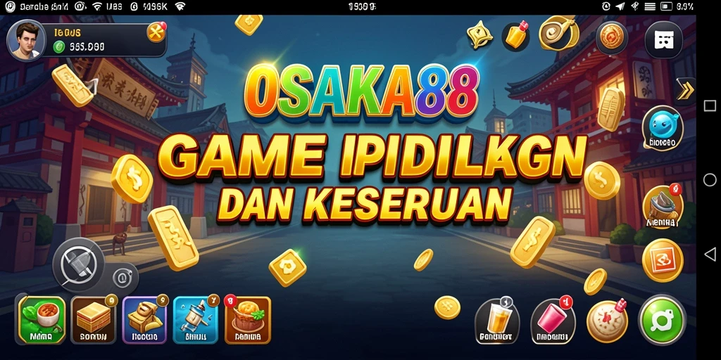 Tampilan menarik dari gameplay OSAKA88 yang penuh aksi Idle.