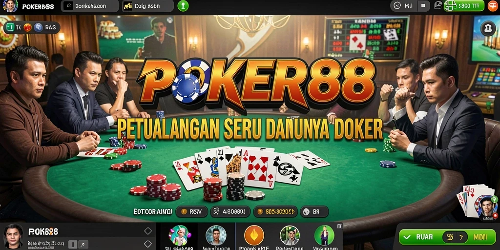 Tangkapan layar gameplay POKER88 menampilkan aksi seru dalam petualangan poker.