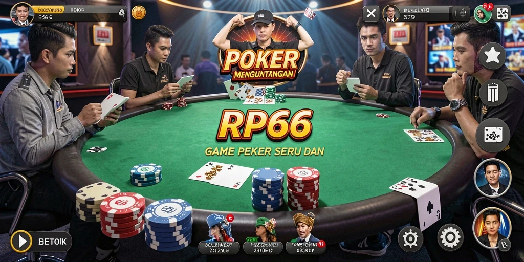 Gameplay poker yang menarik dan menegangkan di RP66.
