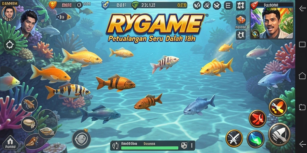 Tangkap ikan besar dan nikmati gameplay seru Tembak Ikan.