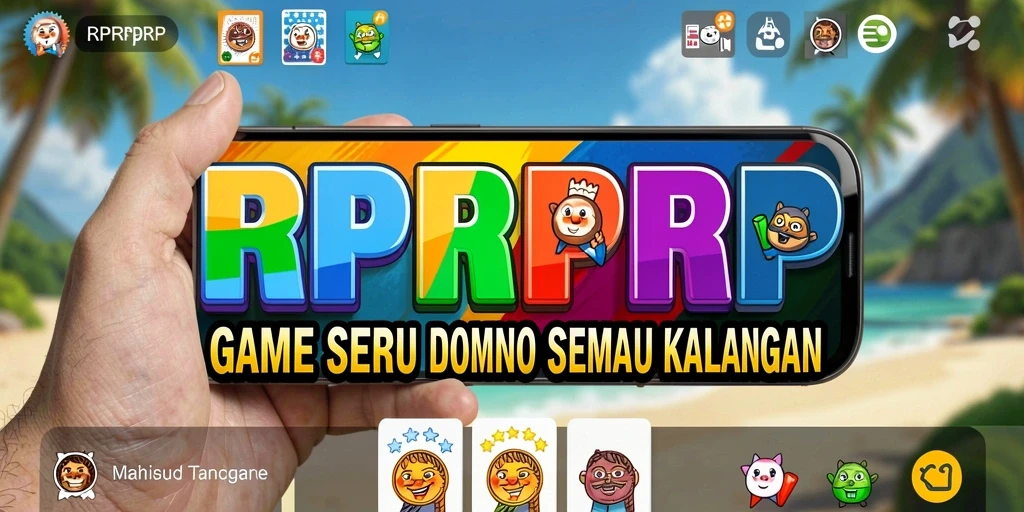 Tampilan permainan di RPRPRP dengan grafis yang memukau.