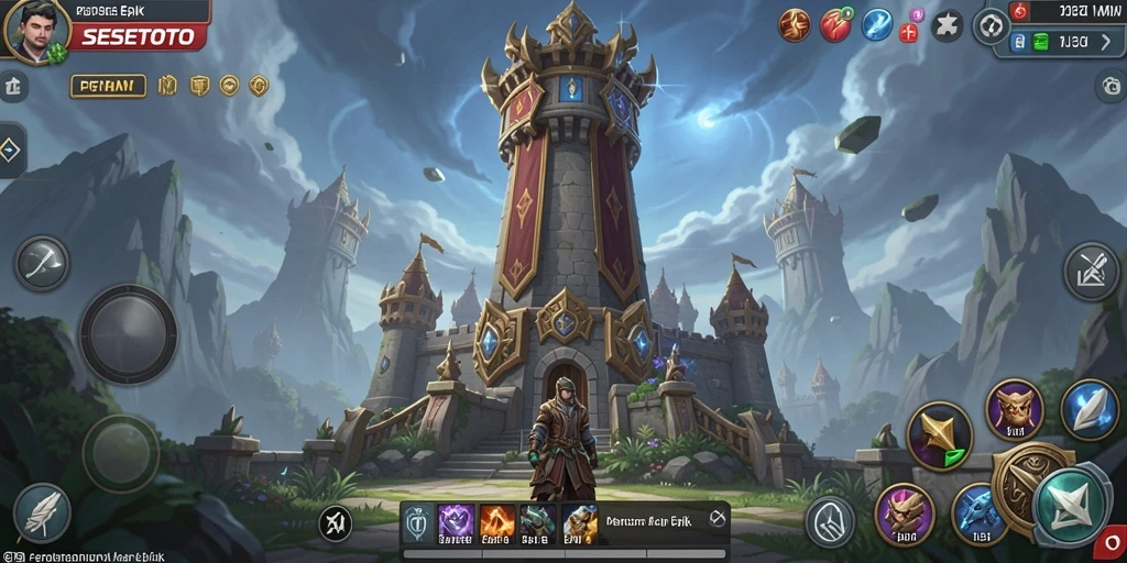 Tampilan menarik dari gameplay SESETOTO yang menegangkan.