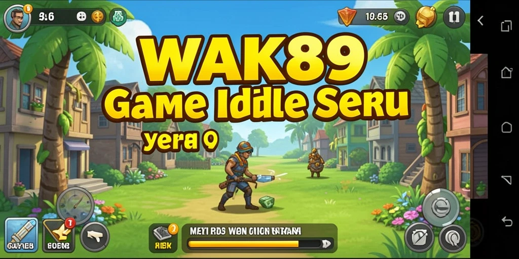 Tampilan gameplay menyenangkan dan menarik dalam WAK89.