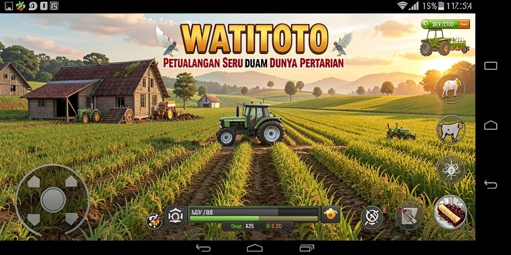 Screenshot WATITOTO menampilkan gameplay bertani yang menarik dan interaktif.