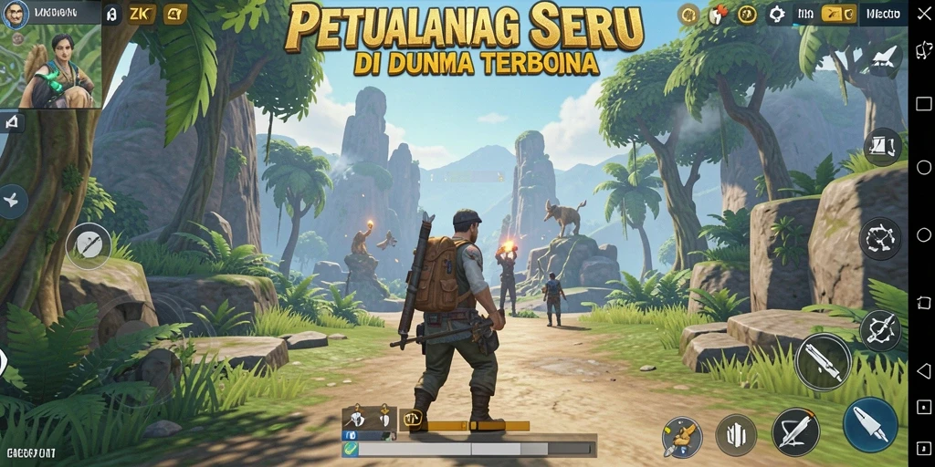 Tampilan gameplay menakjubkan dari dunia terbuka ZK7.